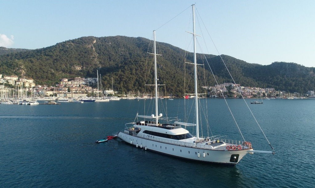 luxury gulet charter in soutwest coast of Turkey